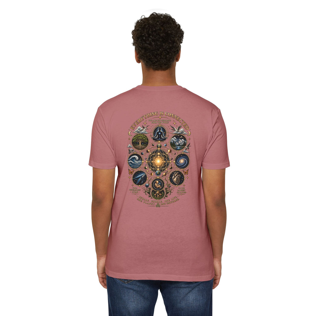 Everything Is Connected Cosmic Nature T-Shirt