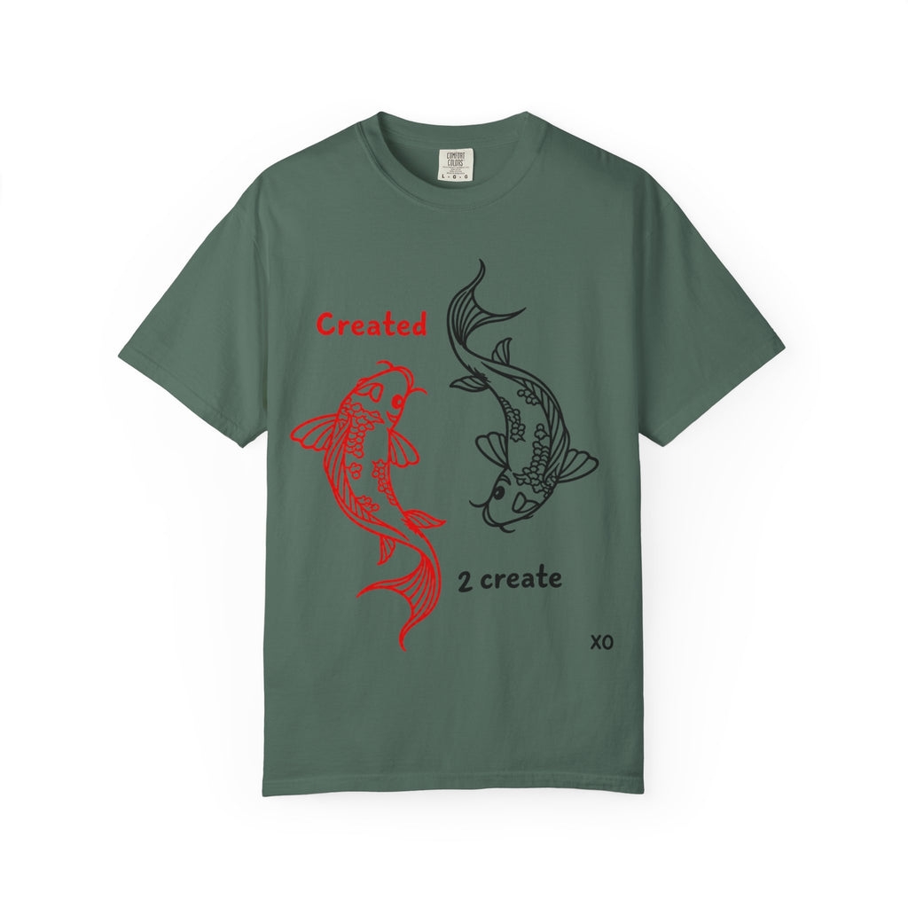 Created 2 Create Koi Fish Zen T-Shirt