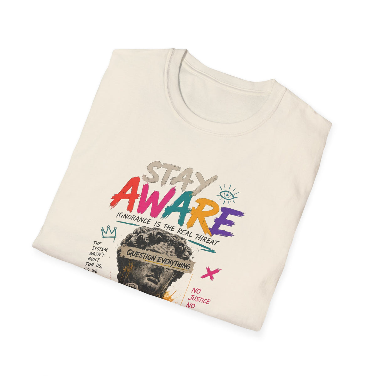 Stay Aware Activist Graphic T-Shirt