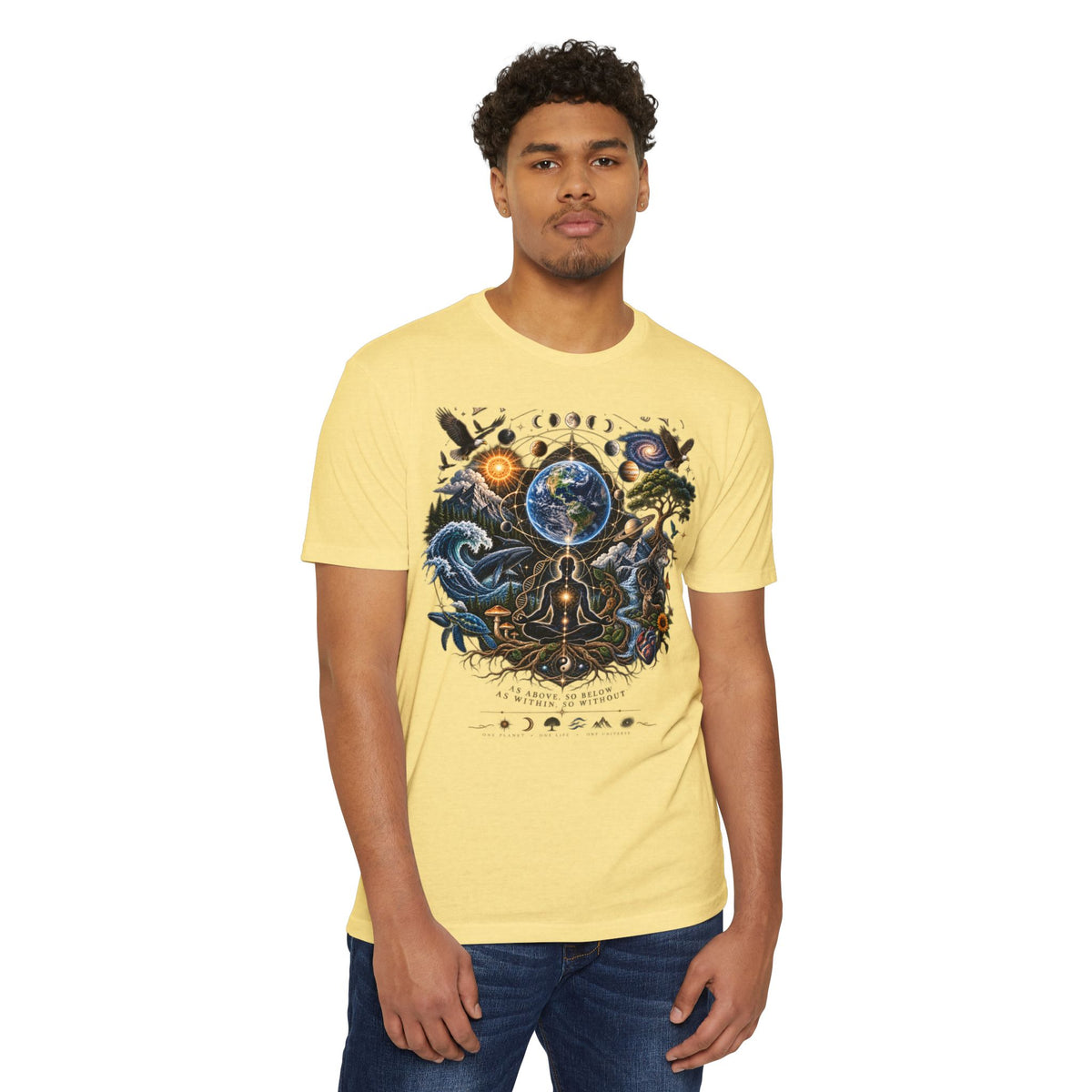 Everything Is Connected Cosmic Nature T-Shirt