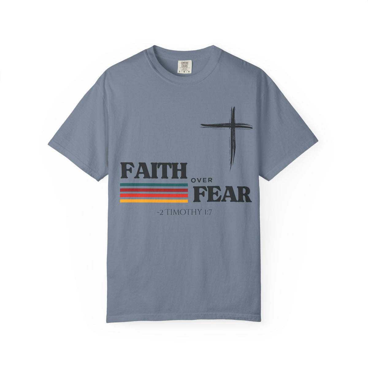 Copy of Copy of Faith Over Fear Christian Cross T-Shirt