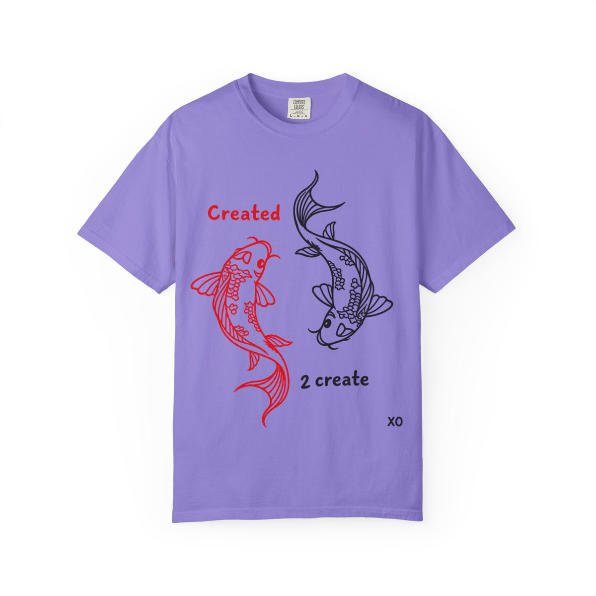 Created 2 Create Koi Fish Zen T-Shirt