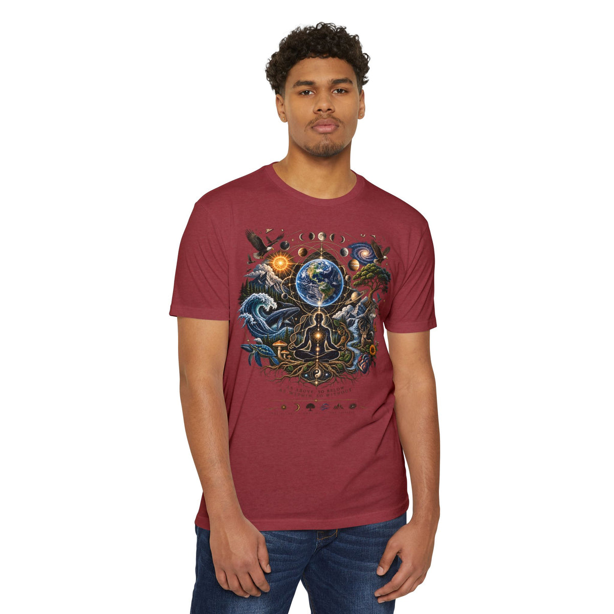 Everything Is Connected Cosmic Nature T-Shirt