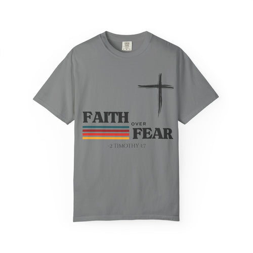 Copy of Copy of Faith Over Fear Christian Cross T-Shirt
