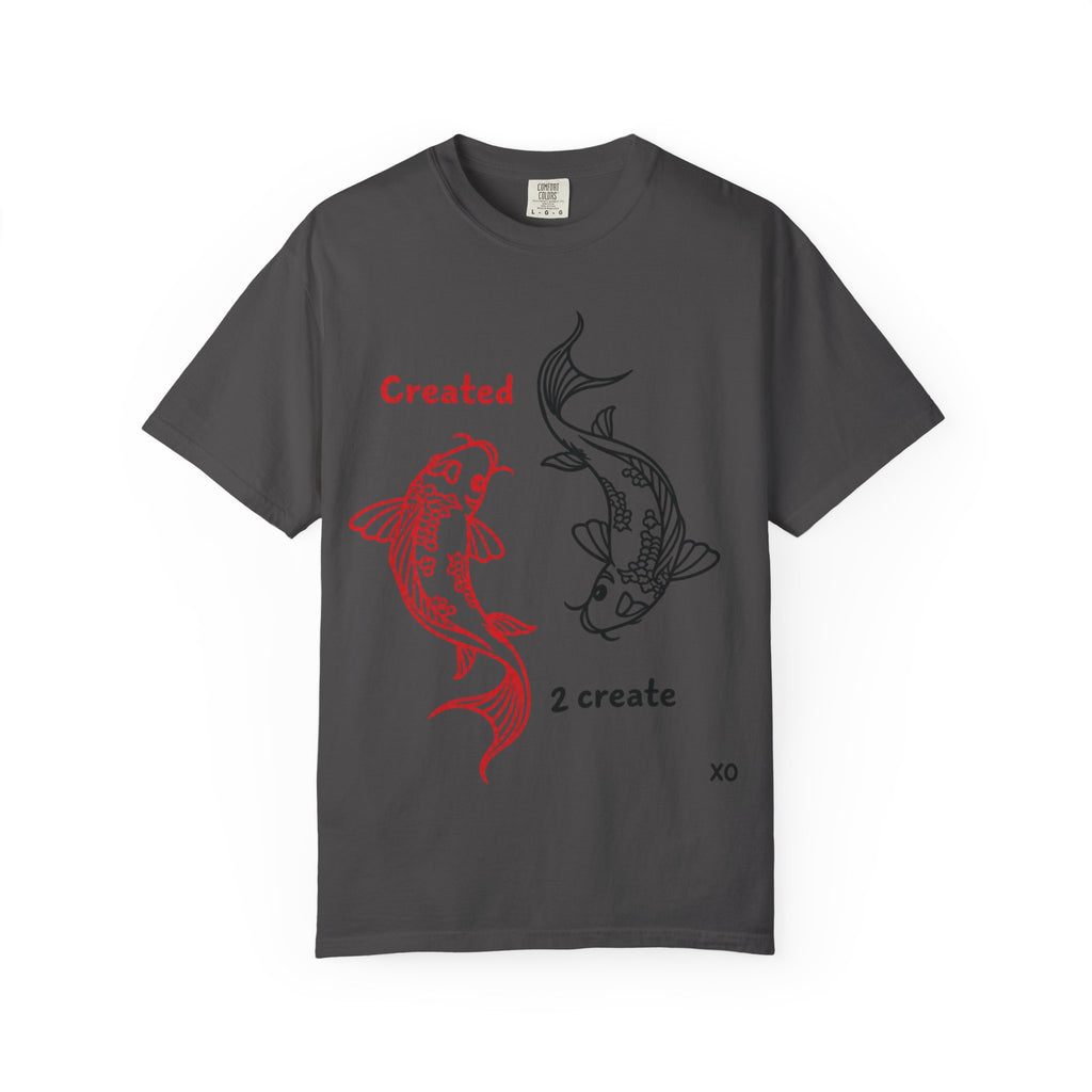 Created 2 Create Koi Fish Zen T-Shirt