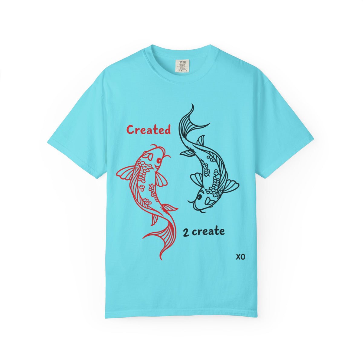 Created 2 Create Koi Fish Zen T-Shirt