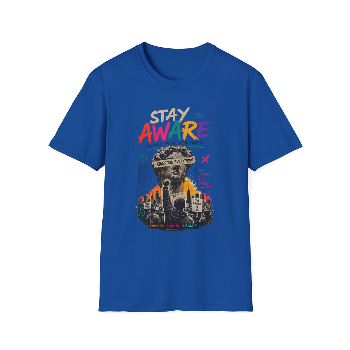 Stay Aware Softstyle T-Shirt