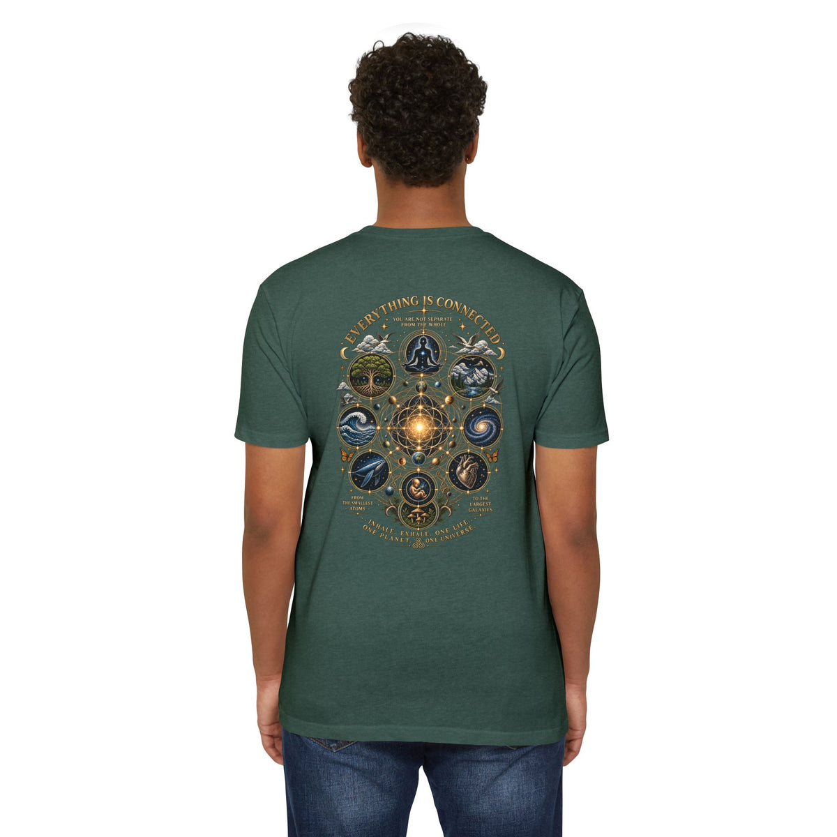 Everything Is Connected Cosmic Nature T-Shirt