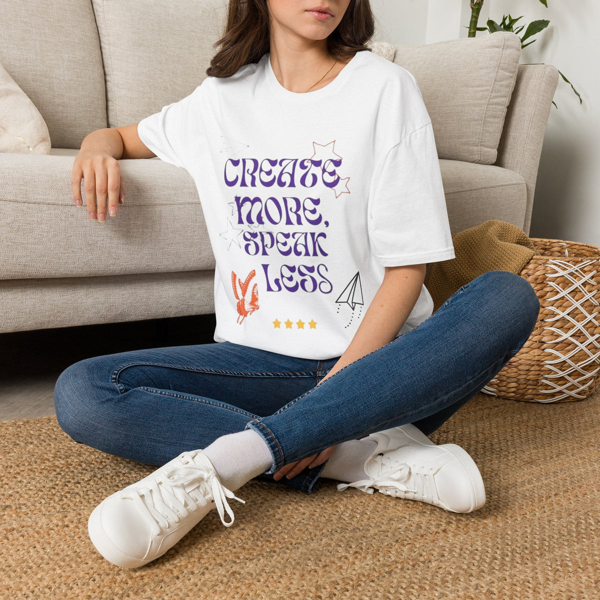 Create More Speak Less T-Shirt