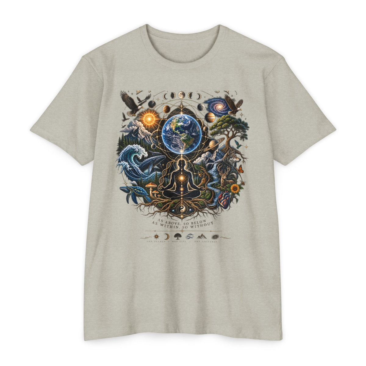 Everything Is Connected Cosmic Nature T-Shirt