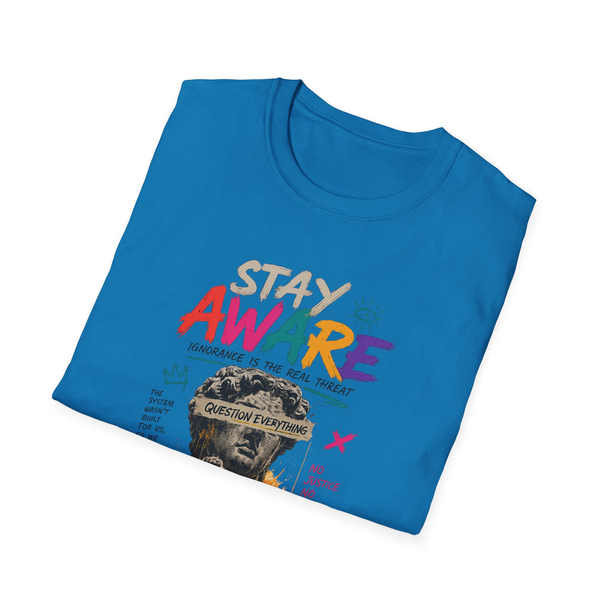 Stay Aware Activist Graphic T-Shirt